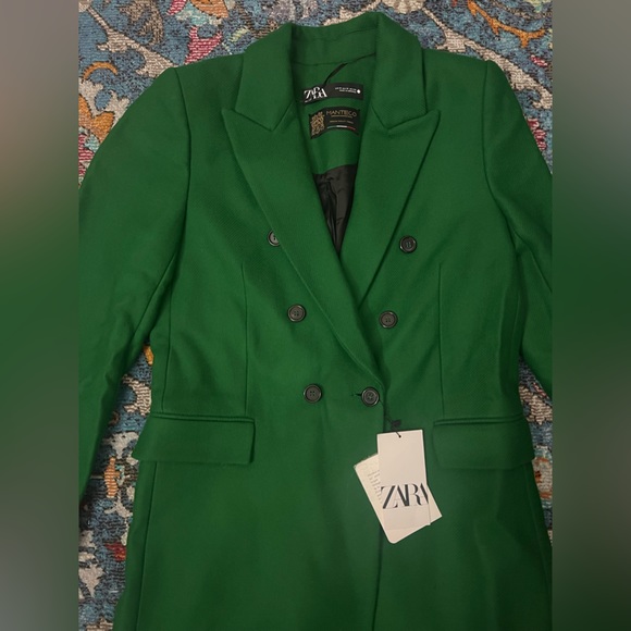 Zara wool blend menswear style blazer - Picture 8 of 9